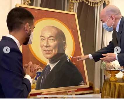 Портрет на краля, нарисуван от почитатели