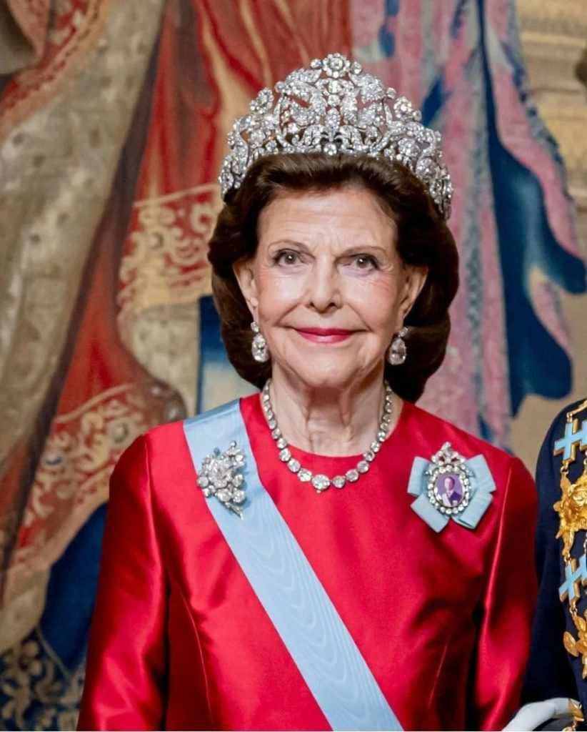 Кралица Силвия от Швеция – Braganza Tiara