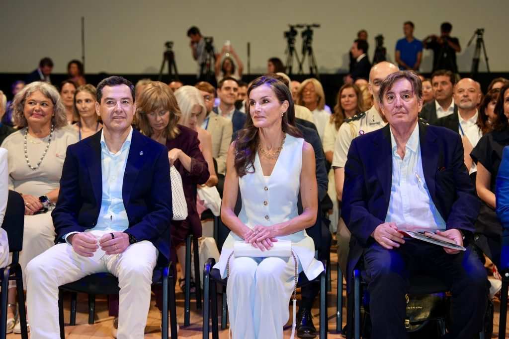 Кралица Летисия по време на конференцията.