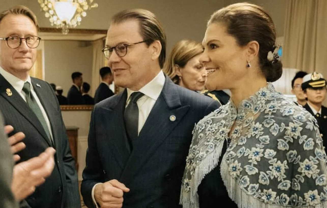 Престолонаследницата Виктория и принц Даниел на вечерята на президента на Сингапур в Гранд Хотел